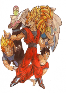 DBZ / Lápis de Cor/ 2002